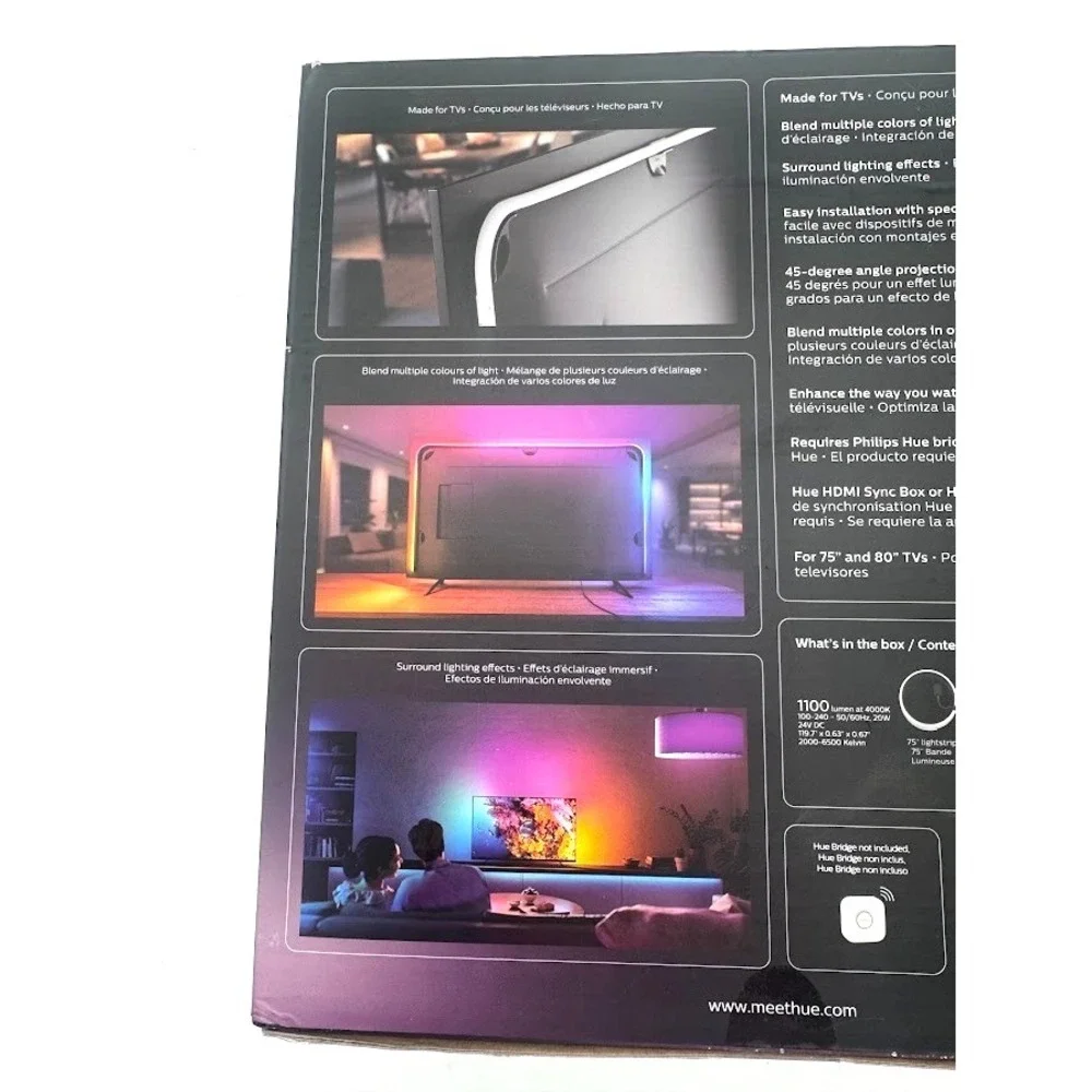 Philips Hue Play Gradient Lightstrip for a 75